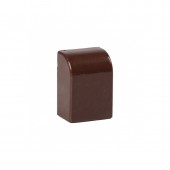 Заглушка (15х10) (4 шт) темное дерево EKF-Plast 