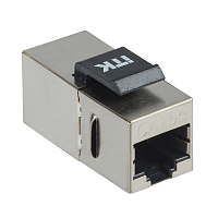 ITK Проходной адаптер кат. 5E FTP RJ45-RJ45 Keystone Jack