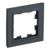 BRITE Рамка 1-мест. РУ-1-БрЧ черн. IEK