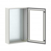Корпус навесной STE с М/П с прозрачной дверью ВхШхГ 1000x600x250 мм