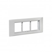 Рамка+суппорт 6 модулей (3 поста) для парапетного кабельного канала EKF C-Line