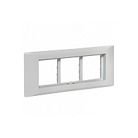 Рамка+суппорт 6 модулей (3 поста) для парапетного кабельного канала EKF C-Line