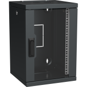 ITK LINEA WS Шкаф 10" 9U 320х310мм дверь стекл. черн.