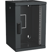ITK LINEA WS Шкаф 10" 9U 320х310мм дверь стекл. черн.