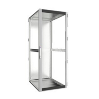 TS IT Шкаф 800х2000х1000 с обзорной и стальной дверью, без 19", IP55