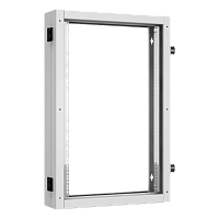 Пристенная поворотная секция TLK 19", 18U, Ш600хВ904хГ156мм, 1 пары L-образных монтажных направляющих, серый