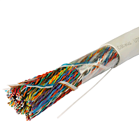Кабель витая пара UTP (U/UTP), категория 5, 100 пар (24 AWG), одножильный (solid), PVC