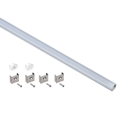 Профиль алюм. для LED ленты 1816 накл. круг. 2м к-т опал IEK