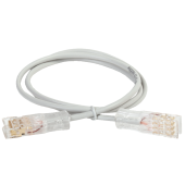 ITK Патч-корд 110-110 2 пары, кат.5Е, 1м, серый