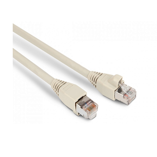 Hyperline PC-LPM-STP-RJ45-RJ45-C6a-3M-LSZH-GY Патч-корд F/UTP, экранированный, Cat.6a, LSZH, 3 м, се