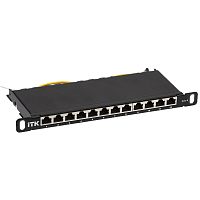 ITK 0,5U патч-панель кат.6 STP 12 портов 10" Dual IDC