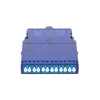 Кассета NIKOMAX волоконно-оптическая, для панели серии CJ, 1 слот, одномодовая 9/125 мкм, стандарта OS2, 1x MTP/male - 12x LC/UPC, полярность А, преми