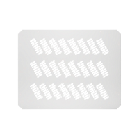 Заглушка проема вентиляторного блока TLK, перфорированная, 490х380х1мм, серая