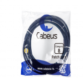 Патч-корд S/FTP, категория 8 (40G, 2000 MHz), 2xRJ45/8p8c, экранированный, синий, LSZH, 5 м