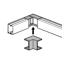 Внутренний угол 40x40 мм METRA