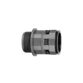 Муфта труба-коробка DN 36 мм, М50х1,5, полиамид, цвет черный