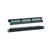 Патч-панель высокой плотности 19", 1U, 48 портов RJ-45, категория 5e, Dual IDC