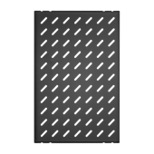 Полка стационарная TLK, Ш463хГ300мм, для шкафа глубиной 450мм, крепеж в комплекте, черная