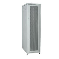 ITK Шкаф LINEA E 24U 600х1000мм двери 2шт перф. и метал. сер