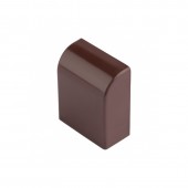 Заглушка (25х16) (4 шт) темное дерево EKF-Plast 