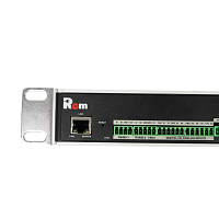Упр. блок розеток с монит. Rem-MC1 3 С13, 2 С19, 32A, алюм., 19", колодка