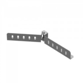 Соединитель шарнирный горизонтальный для лотков НЛО высотой 50 мм, толщ. 1,2 мм, Сендзимир цинк