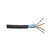 ITK Витая пара F/UTP кат.5E 4х2х24AWG solid LDPE черный (305м)
