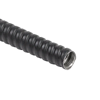 Металлорукав Р3-ЦПнг-22 (20м) с протяжкой черный IEK