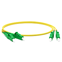 Патч-корд волоконно-оптический (шнур) SM 9/125 (OS2), LC/APC-LC/APC, 2.0 мм, duplex, LSZH, 3 м