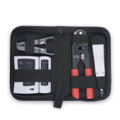 Набор инструментов (инструмент обжимной, инструмент для заделки витой пары , зачистка, тестер)