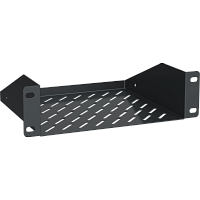 ITK Конс. полка 1U глуб. 200мм для шкафа 10" LINEA WS черная