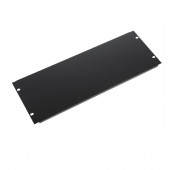 Фальшпанель в шкаф 19" 3U, цвет черный