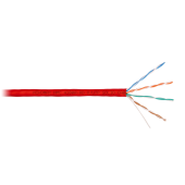 Кабель NIKOMAX U/UTP 4 пары, Кат.5e (Класс D), тест по ISO/IEC, 100МГц, одножильный, BC (чистая медь), 24AWG (0,51мм), полимерный материал нг(А)-HF, в