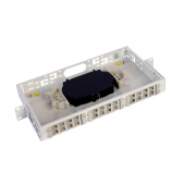 Оптический бокс (кросс) 19", 1U, до 24 портов