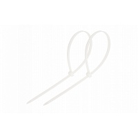 ССД 07-0250-5 Хомут-стяжка кабельная нейлоновая REXANT 250 x4,8 мм, белая, упаковка 100 шт.