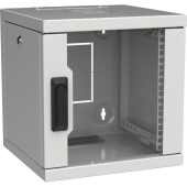 ITK LINEA WS Шкаф 10" 6U 320х310мм дверь стекл. сер.