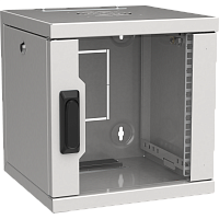 ITK LINEA WS Шкаф 10" 6U 320х310мм дверь стекл. сер.