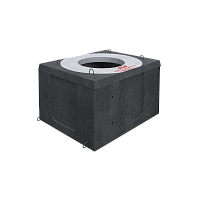 Колодец ККСр-1М-10(80) ГЕК-ССД (В25) в двухслойной битумно-латексной гидроизоляции