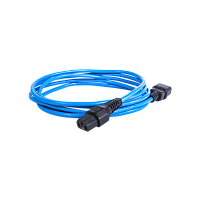 Шнур питания с фиксатором IEC 60320 C19/IEC 60320 C20, 16 А / 250 В (3 × 1,5), длина 1,8 м, синий