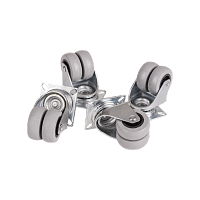 Ролики TLK поворотные для напольных шкафов, стоек TRD,  уп-ка 4шт