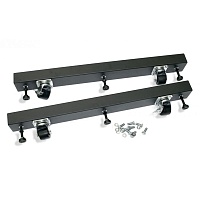 Основание для стоек ORK2A глубиной 600 мм, для установки стойки на ножки и ролики (ножки и ролики в комплекте), цвет черный (RAL 9005)