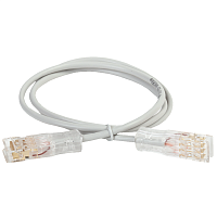 ITK Патч-корд 110-110 2 пары, кат.5Е, 1м, серый