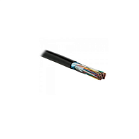 Кабель витая пара, экранированная F/UTP, категория 3, 25 пар (24 AWG), одножильный (solid), экран - фольга, бронированный, внешний, PE, черный