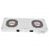 Модуль вентиляторный, 2 вентилятора с терморегулятором