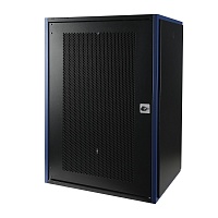 Шкаф настен. 19", 18U 600х600, дв. перф., чер.