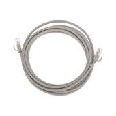 Патч-корд U/UTP CAT 6A (10G), RJ45-RJ45, 28AWG, LSZH, серый, 3м,