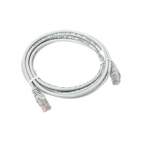 Патч-корд TERACOM Cat.5E (1Гбит/с) неэкранированный UTP оболочка PVC серый (3м)