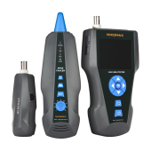 Кабельный тестер NIKOMAX с LCD дисплеем, UTP/STP, RJ45, RJ12, RJ11, BNC, с функцией измерения длины, трассировкой кабелей и определением PoE, без флеш