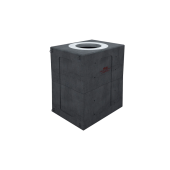 Колодец ККСр-2М-10(80) ГЕК-ССД (В20) в битумно-латексной гидроизоляции