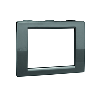 Рамка универсальная на 2 модуля, цвет чёрный